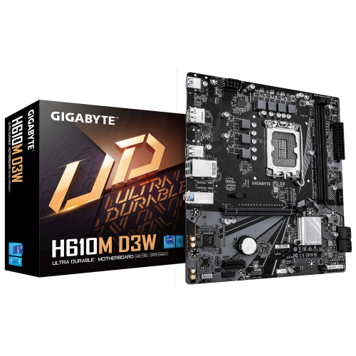 Gigabyte H610M D3W DDR5 Micro ATX Socket LGA 1700 Gigabyte H610M D3W DDR5 Micro ATX Socket LGA 1700