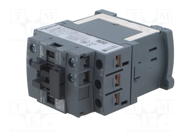 SCHNEIDER ELECTRIC Contactor Easy TeSys LC1E1201BD 3-polar 24VDC 12A