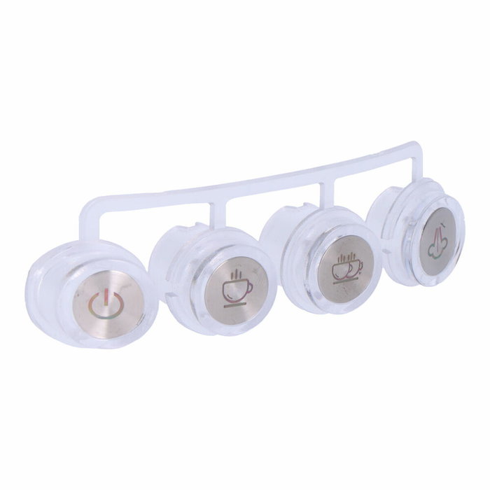 Edm Set de 4 botones de recambio para cafetera 07707 edm Edm Set de 4 botones de recambio para cafetera 07707 edm