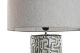 DKD Home Decor Lámpara Sobremesa Moderno Blanco 42 x 73 x 42 cm