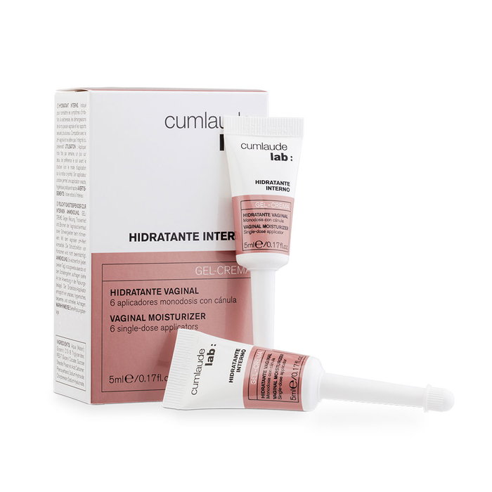 Cumlaude Lab Hidratante Interno Gel-Crema Lubricante Vaginal - 6 Monodosis de 5 ml