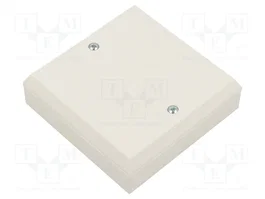 SEZ DK Caja de conexiones de PVC blanca con abrazaderas y tapa