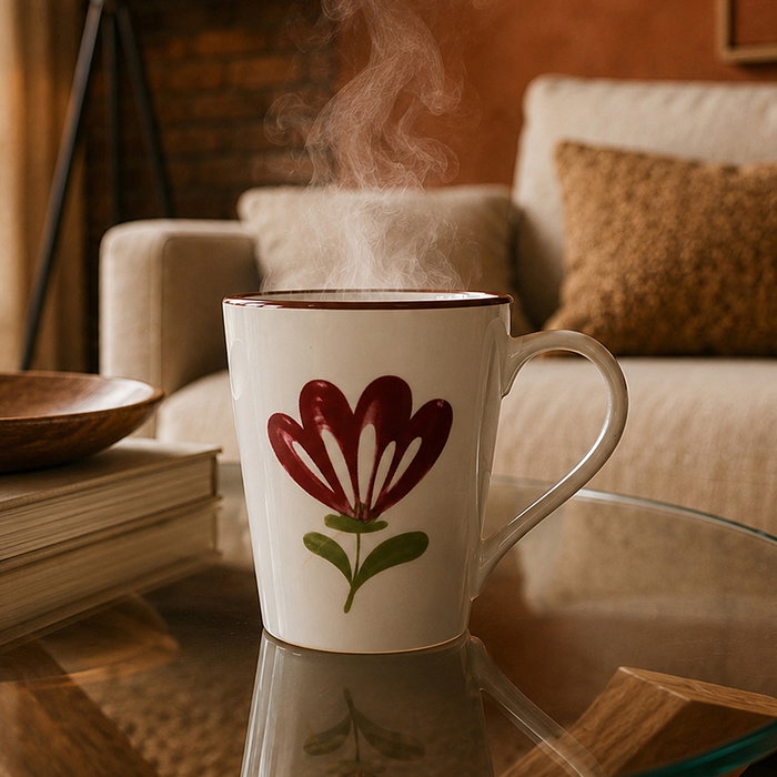 Home Deco Factory Taza Edith de Porcelana 300 ml Home Deco Factory Taza Edith de Porcelana 300 ml