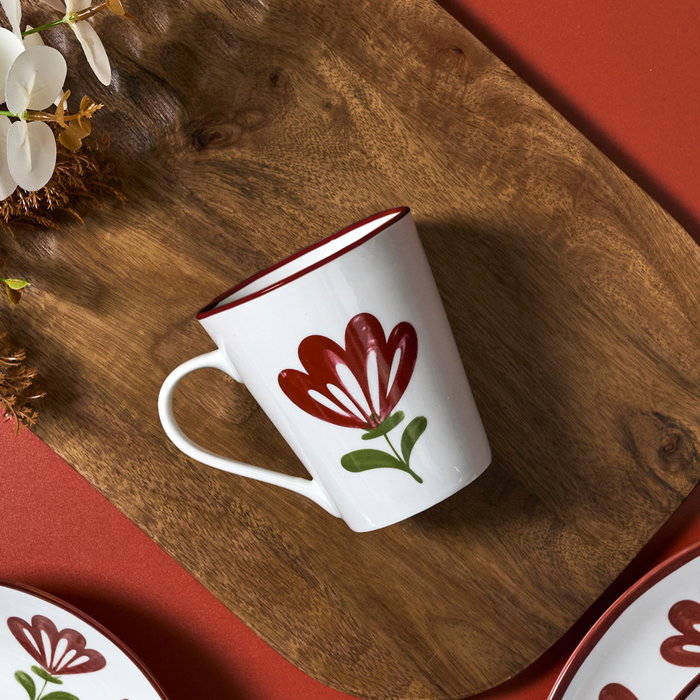 Home Deco Factory Taza Edith de Porcelana 300 ml Home Deco Factory Taza Edith de Porcelana 300 ml