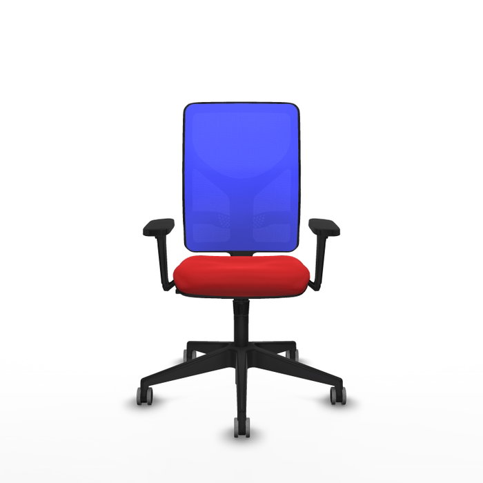 PIQUERAS Y CRESPO Silla de oficina Motilla con mecanismo Sincro, Rojo y Azul PIQUERAS Y CRESPO Silla de oficina Motilla con mecanismo Sincro, Rojo y Azul