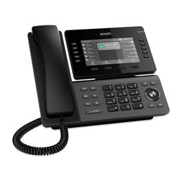 Snom D815 Teléfono IP VOIP (SIP) Negro Escritorio/Pared Sin Fuente de Alimentación