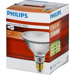 Philips Lámpara infrarroja PAR38 IR 100W E27 230V CL