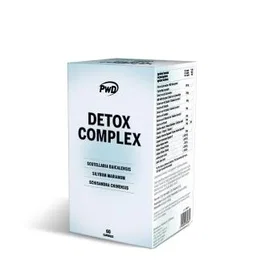 PWD NUTRITION Detox Complex 60 Cápsulas | Cardo Mariano, Silimarina, Diente de León, Glutatión | Apoyo Hepático y Depurativo