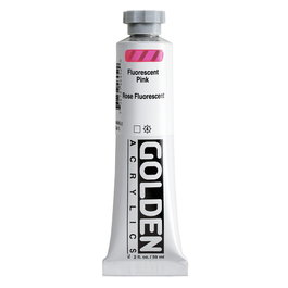 Golden Heavy Body Acrílico Rosa Fluorescente 59 ml