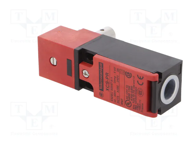 TELEMECANIQUE SENSORS XCSPR552 Interruptor de seguridad de bisagra rojo
