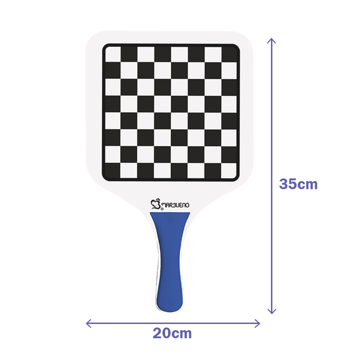 Marbueno Conjunto Palas Madera 3 En Raya/Damas 38x24x0,6 cm Jardin, Piscina y Playa MARBUENO SUMMER 10333 Marbueno Conjunto Palas Madera 3 En Raya/Damas 38x24x0,6 cm Jardin, Piscina y Playa MARBUENO SUMMER 10333