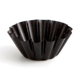 Molde Tulipa Acero Pintado Sweet Grey Quid 17 cm (24 Unidades)