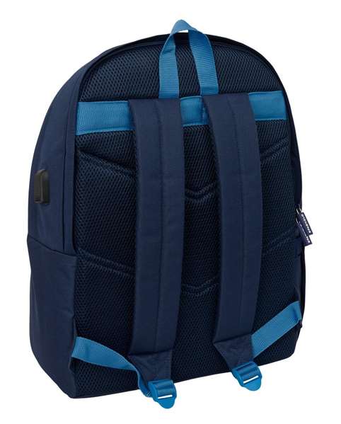 Safta Mochila Doble Spagnolo para Portátil 15,6 pulgadas con USB