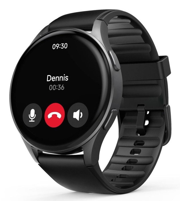 Hama 8900 Smartwatch Negro Caja Acero Pulsera Silicona Hombre Mujer Android iOS GPS Amoled Hama 8900 Smartwatch Negro Caja Acero Pulsera Silicona Hombre Mujer Android iOS GPS Amoled