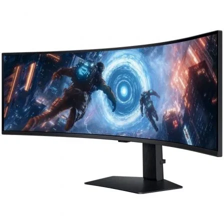 Samsung Odyssey G9 G91F Monitor Gaming 49" Curvo 1000R Dual QHD VA 144Hz 1ms VESA DisplayHDR 600 AMD FreeSync Premium Pro Negro, Ref: LS49FG916EUXEN
