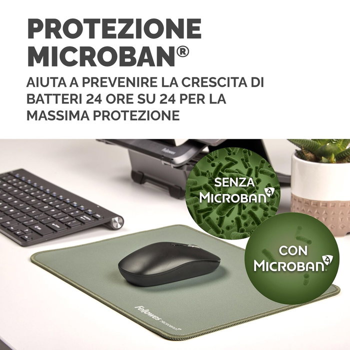 Fellowes Breyta XL Mousepad Verde Salvia Fellowes Breyta XL Mousepad Verde Salvia