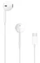 Apple EarPods (USB-C) MYQY3ZM A - Auriculares alámbricos intraaurales con micrófono y mando, Blanco