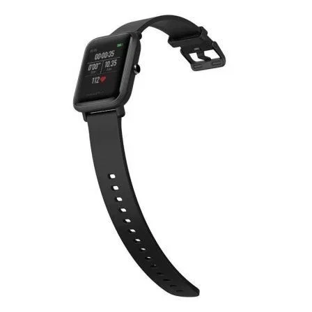 RELOJ INTELIGENTE HUAMI AMAZFIT BIP BLACK - PANTALLA 3.25CM - BT - SENSOR FRECUENCIA CARDIACA - GPS - IP68 - BAT. 200MAH