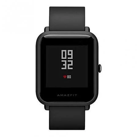 RELOJ INTELIGENTE HUAMI AMAZFIT BIP BLACK - PANTALLA 3.25CM - BT - SENSOR FRECUENCIA CARDIACA - GPS - IP68 - BAT. 200MAH