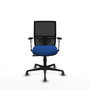 PIQUERAS Y CRESPO Silla de oficina Yunquera Azul y Negro con Mecanismo Sincro