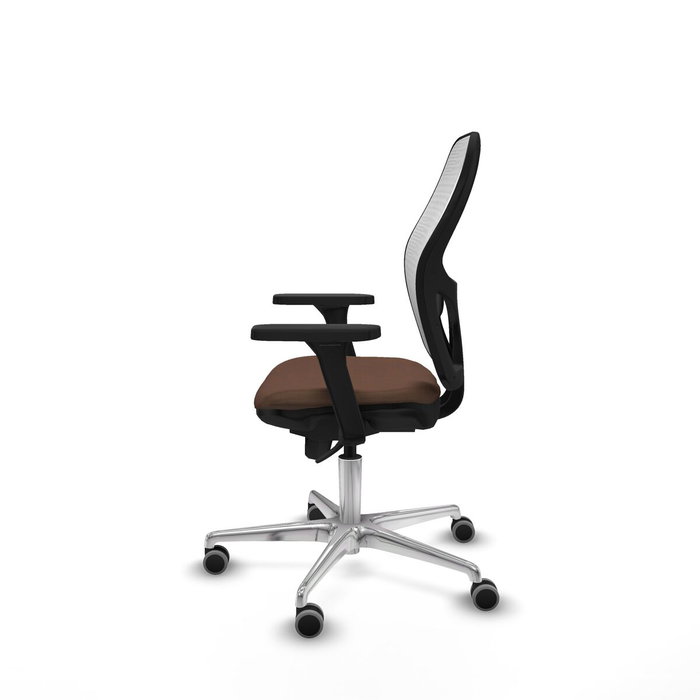 PIQUERAS Y CRESPO Silla de oficina Jorquera Marrón y Blanco PIQUERAS Y CRESPO Silla de oficina Jorquera Marrón y Blanco