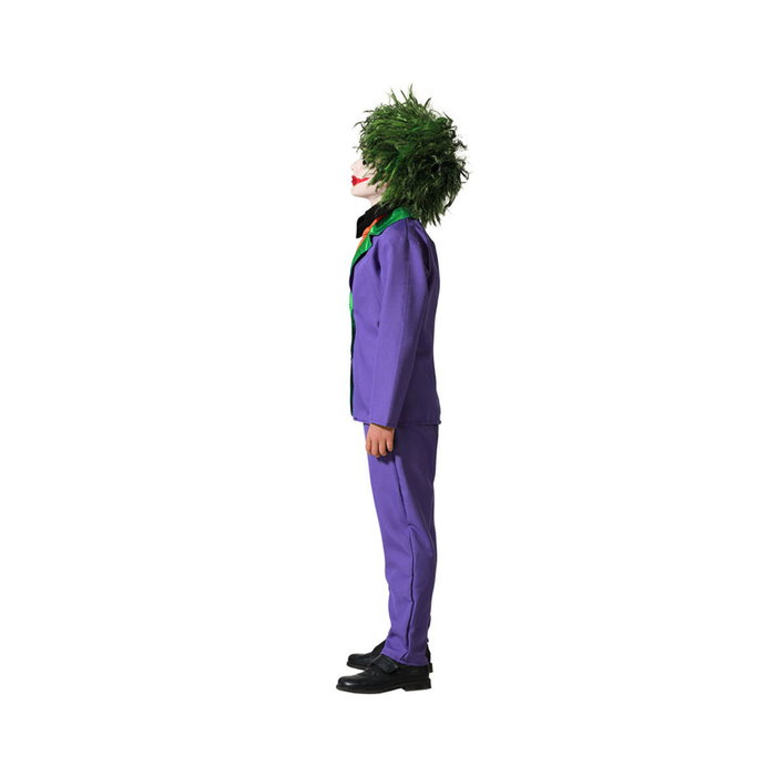Atosa Disfraz de Payaso Morado con Chaqueta para Niño