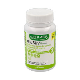 POLARIS Glusin Canela Magnesio Cromo Vitamina E 600Mg 30Cap Control Glucosa Suplemento Sin Gluten Sin Lactosa