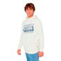 Sudadera con Capucha Hombre Rip Curl Down The Line Hood Blanco XS