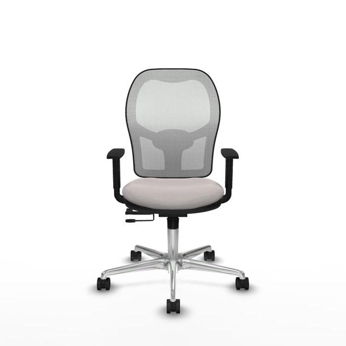 PIQUERAS Y CRESPO Silla de oficina Jorquera Blanca con Mecanismo Sincro/Traslack
