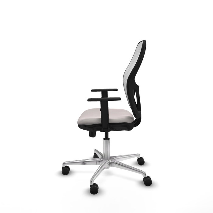 PIQUERAS Y CRESPO Silla de oficina Jorquera Blanca con Mecanismo Sincro/Traslack