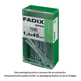 Fadix 10920136 Clavo Cabeza Reducida Acero 1.4x45mm Caja 100 Unidades