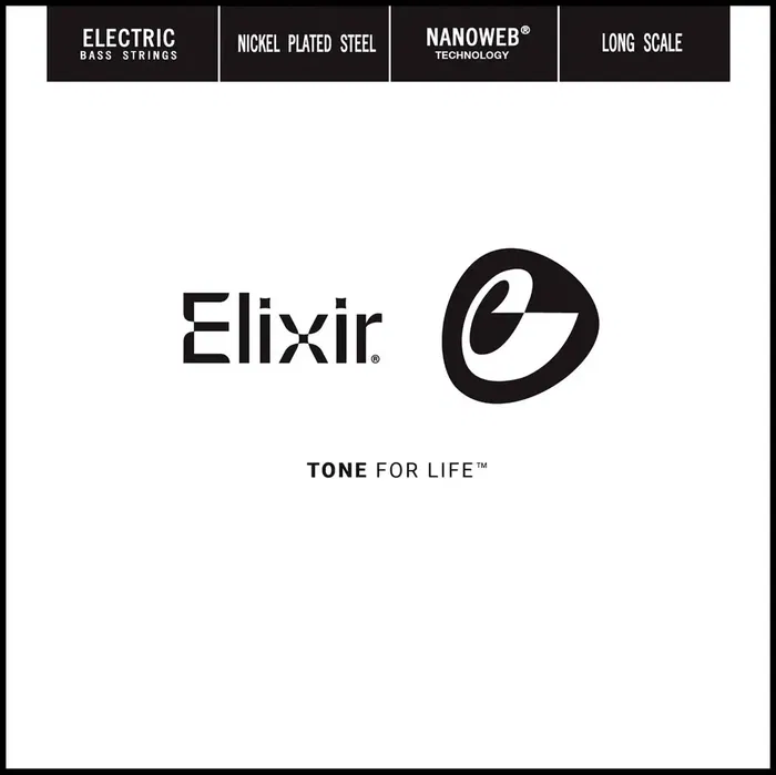 Elixir Cuerda Individual Bajo Nanoweb 075 Elixir