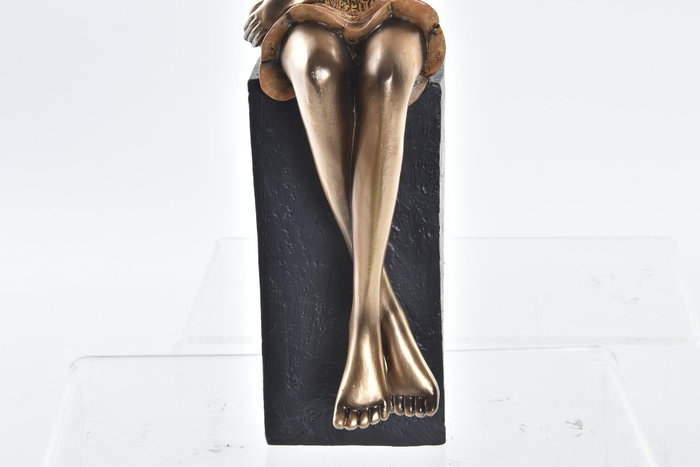 DKD Home Decor Figura de Resina Chica Surtido de 2 Unidades