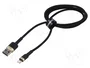 Baseus Cafule USB a Lightning 2,4A 1m oro-negro