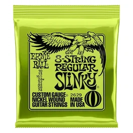 ERNIEBALL Juego de Cuerdas para Guitarra Eléctrica Slinky 8 St. 10-74