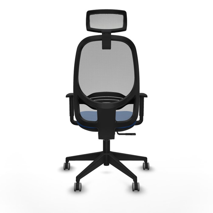 PIQUERAS Y CRESPO Silla de oficina Cilanco con mecanismo Sincro, Azul y Gris PIQUERAS Y CRESPO Silla de oficina Cilanco con mecanismo Sincro, Azul y Gris