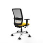 PIQUERAS Y CRESPO Silla de oficina Haches Amarillo y Blanco