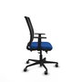 PIQUERAS Y CRESPO Silla de oficina Haches Azul y Negro