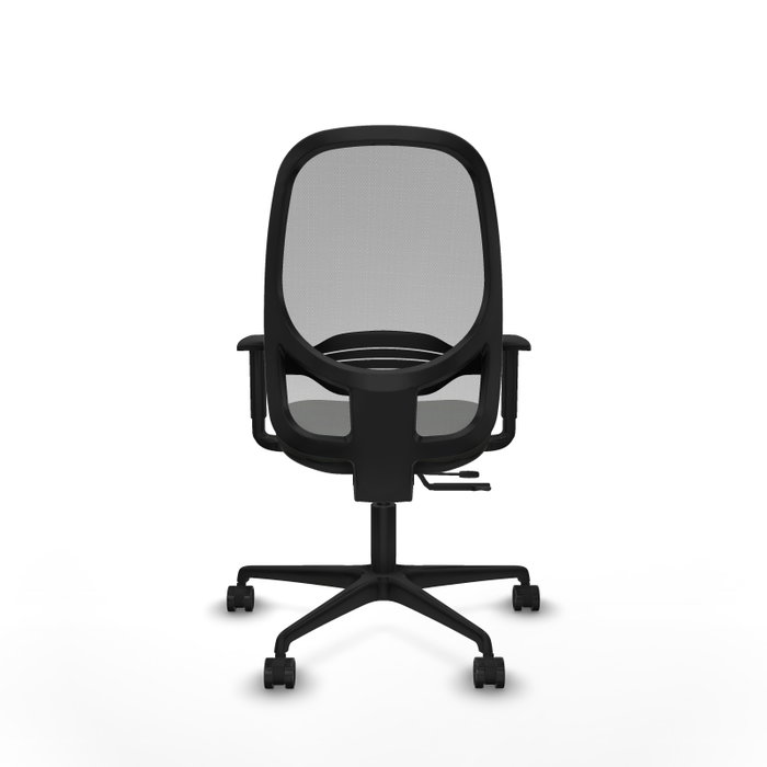 PIQUERAS Y CRESPO Silla de oficina Cilanco con mecanismo Sincro/Traslack, Negro y Gris