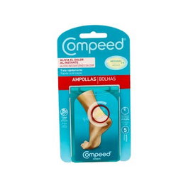 COMPEED Vendaje para Ampollas Talla Mediana, 5 Unidades