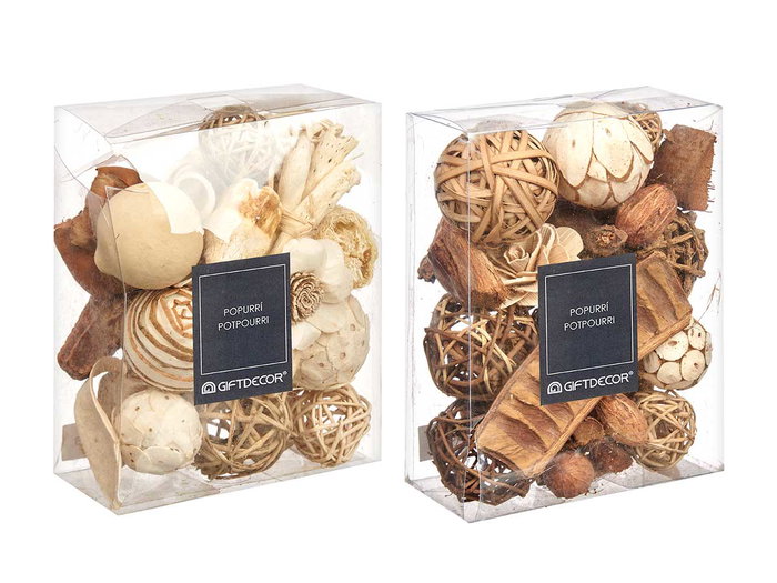Giftdecor Set Popurri Rectangular 2 Modelos Surt 16x21x7.5cm (Set de 12)