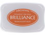 Tsukineko Almohadilla de tinta Brilliance color óxido perlado efecto nacarado 95x65mm