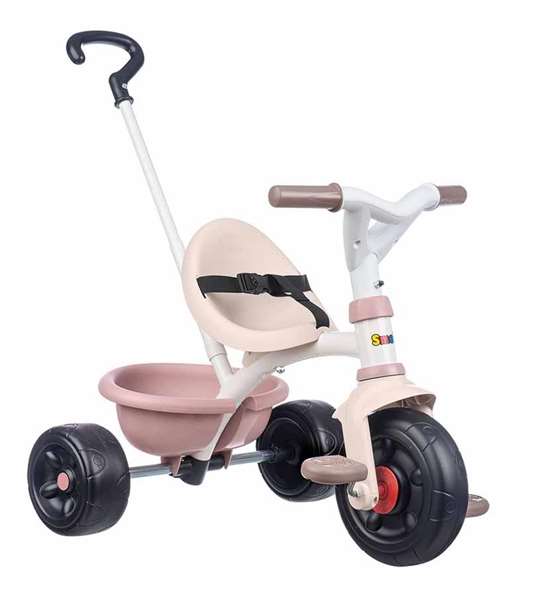 Smoby Triciclo Be Fun Rosa 68x52x52 cm Edad Mínima 15 Meses