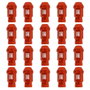 Omp Speed Juego de 20 Tuercas de Aluminio M12x1.25 Color Naranja
