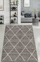 Conceptum Alfombra de Pasillo 80 x 150 cm Poliéster Impresión Digital Antideslizante Lavable a Máquina