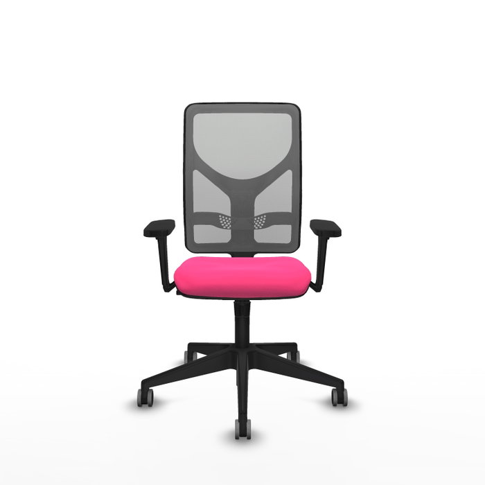 PIQUERAS Y CRESPO Silla de oficina Motilla con mecanismo Sincro, Rosa y Gris PIQUERAS Y CRESPO Silla de oficina Motilla con mecanismo Sincro, Rosa y Gris