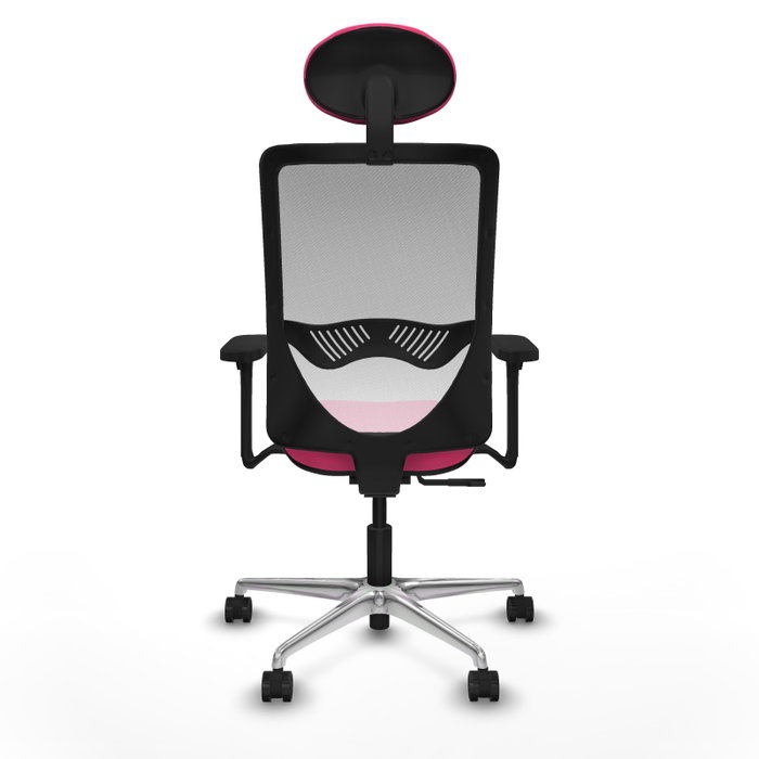 PIQUERAS Y CRESPO Silla de oficina Zulema con mecanismo Sincro, Rosa y Blanco PIQUERAS Y CRESPO Silla de oficina Zulema con mecanismo Sincro, Rosa y Blanco