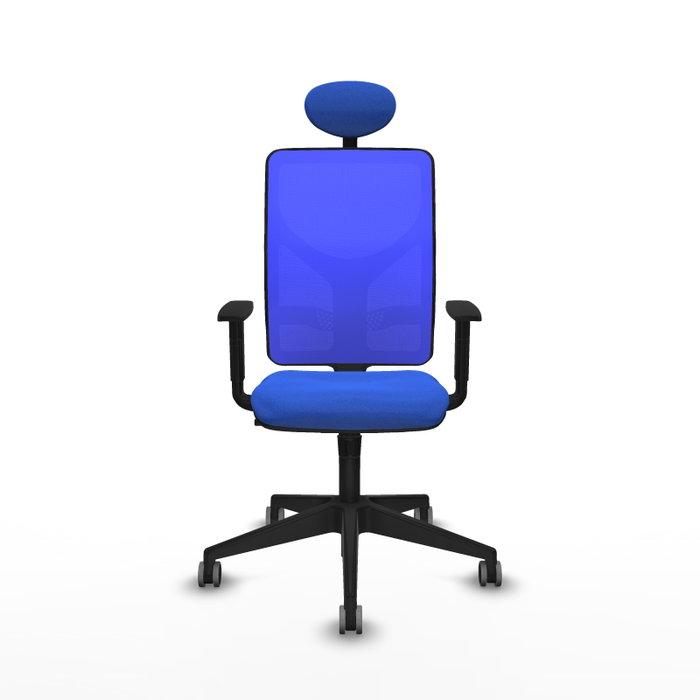 PIQUERAS Y CRESPO Silla de oficina Motilla con mecanismo Sincro Azul PIQUERAS Y CRESPO Silla de oficina Motilla con mecanismo Sincro Azul