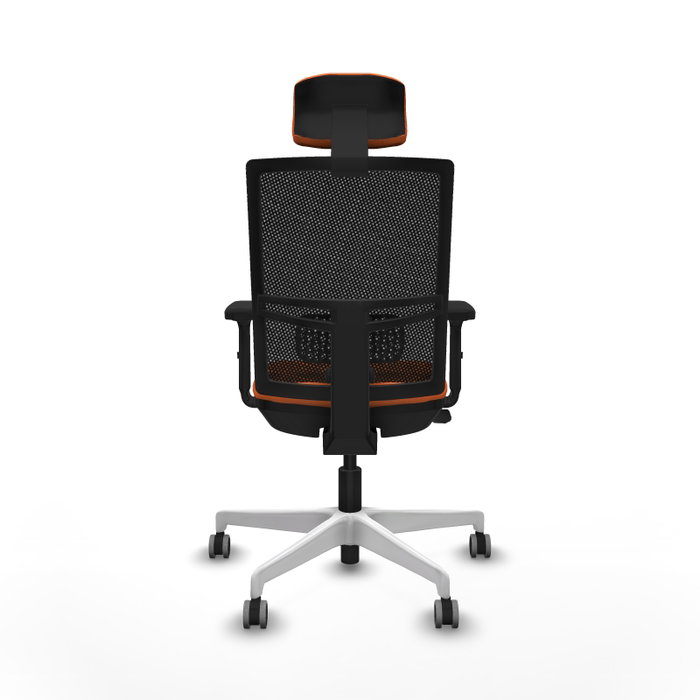 PIQUERAS Y CRESPO Silla de oficina Yunquera Naranja y Negro PIQUERAS Y CRESPO Silla de oficina Yunquera Naranja y Negro