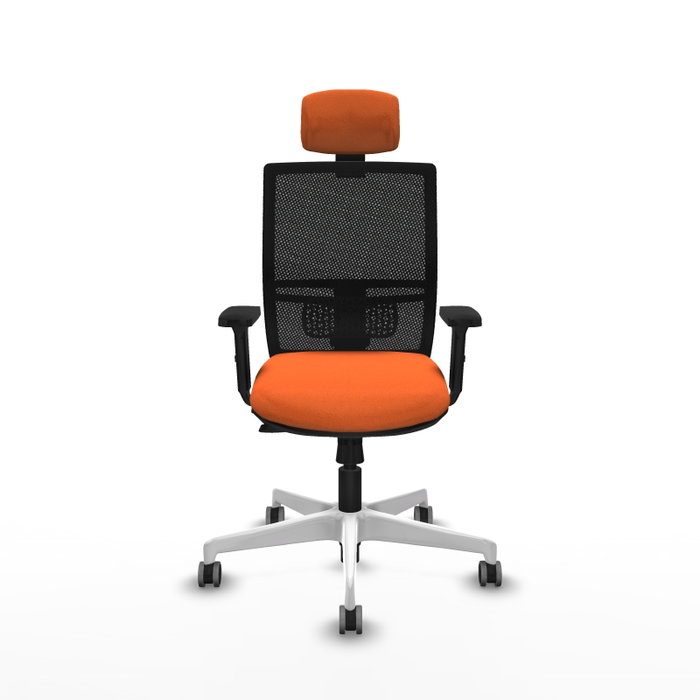 PIQUERAS Y CRESPO Silla de oficina Yunquera Naranja y Negro PIQUERAS Y CRESPO Silla de oficina Yunquera Naranja y Negro